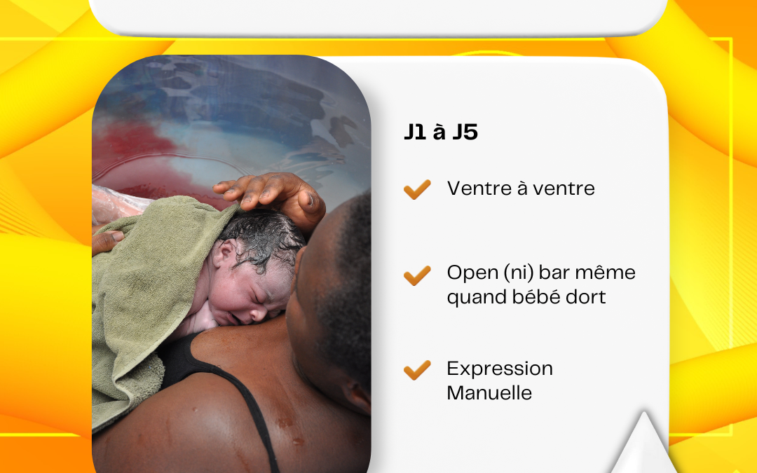 Démarrer l’allaitement J1 à 5