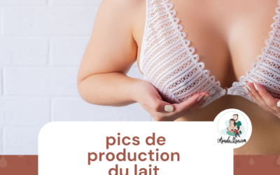 pics de production de lait