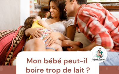 Mon bébé peut-il boire trop de lait maternel ?