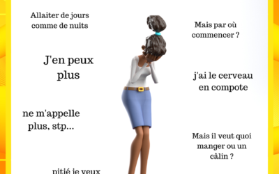 Noyée sous les tétées