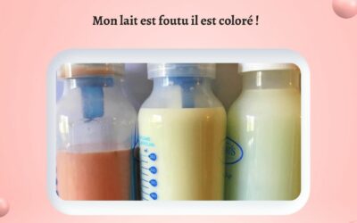 Mon lait est coloré est-il foutu ?